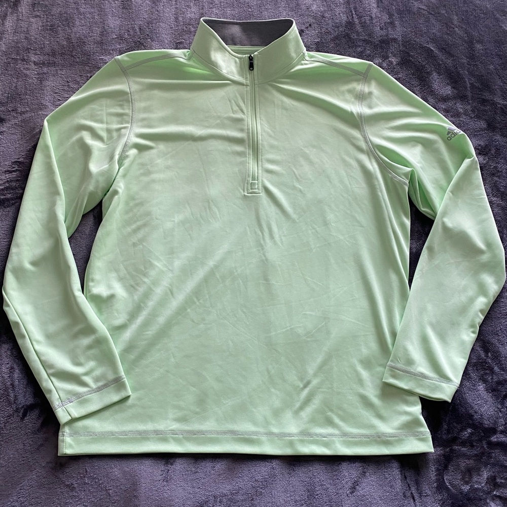 Men’s adidas quarter zip pullover, Size M